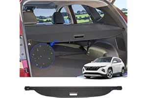 BIGACOVER Cargo Cover for Hyundai Tucson Hybrid 2022 2023-2025 Retractable Rear Trunk Security Cover Shield Shade Accessories No Drilling Required (Not for Other Hyundai Models)