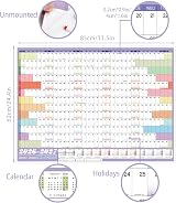 VEYLIN 2026 Wall Planner Academic Calendar 85x58 cm A1 Large with Stickers view 2