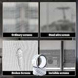 Screen Repair Tape 5cm x 200cm Fiberglass Mesh for Windows Doors Grey view 5