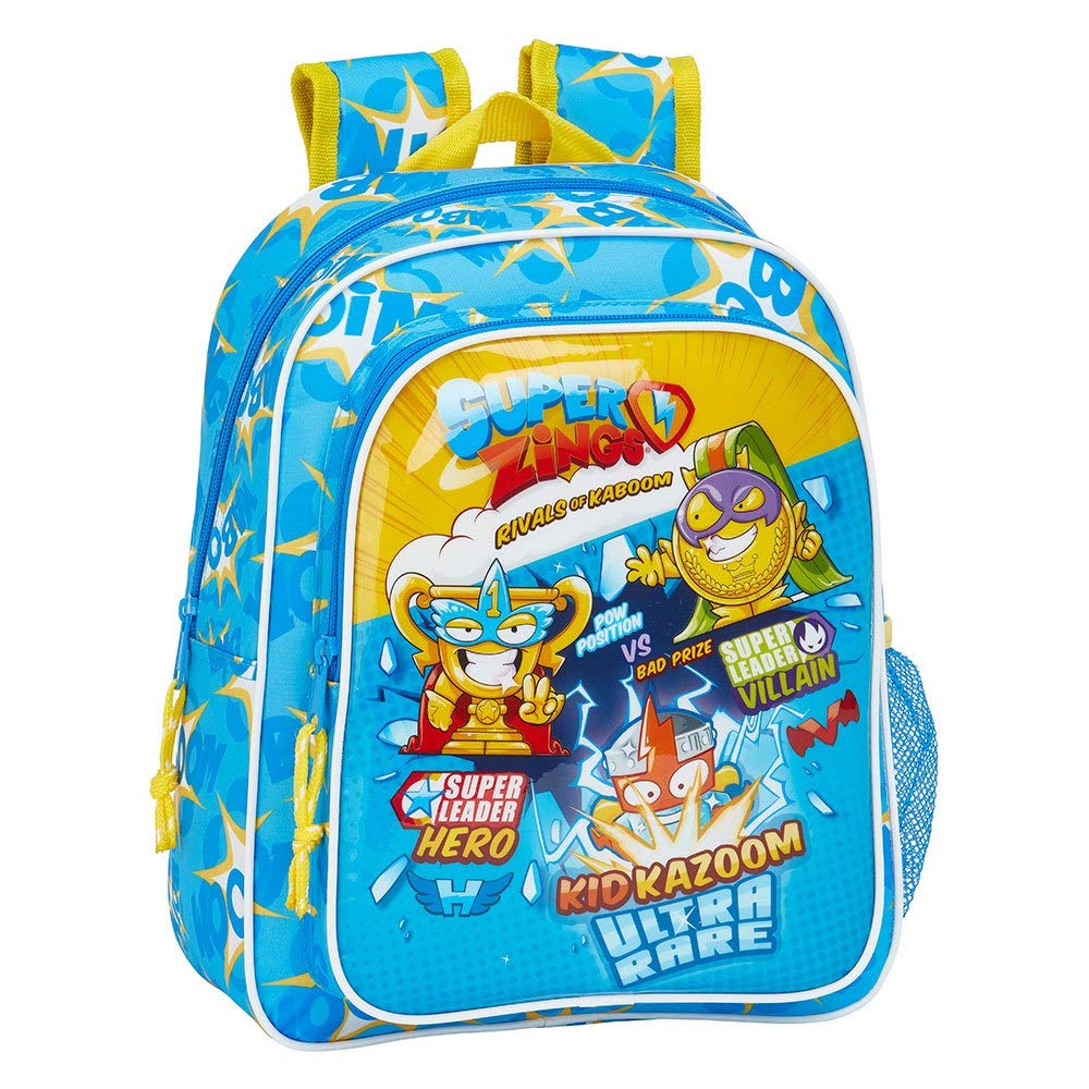 safta 611976524 Unisex Babies’ SuperZings backpack 34 cm, Colorful, 34 Centimeters