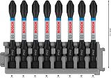 Bosch 8X PRO Phillips Impact Bit PH2 55 mm 8 pcs 1/4" Hex Shank view 3
