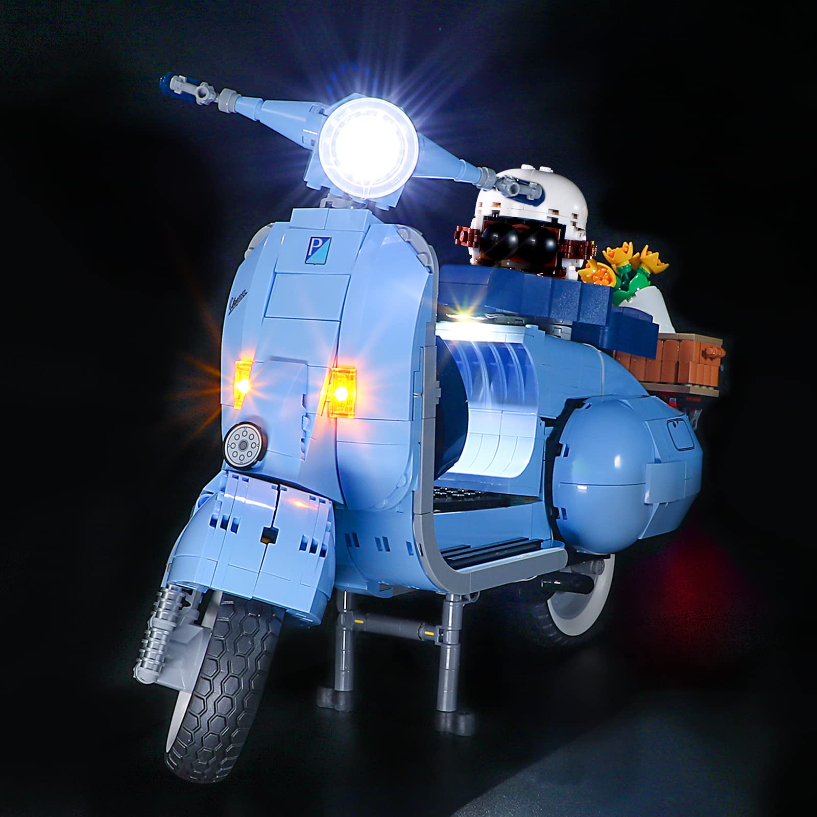 YEABRICKS LED Light for Lego-10298 Creator Vespa 125 Building Blocks Model (Lego Set NOT Included)