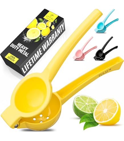 Amazon.com: Zulay Kitchen Metal 2-in-1 Lemon Squeezer - Sturdy Max