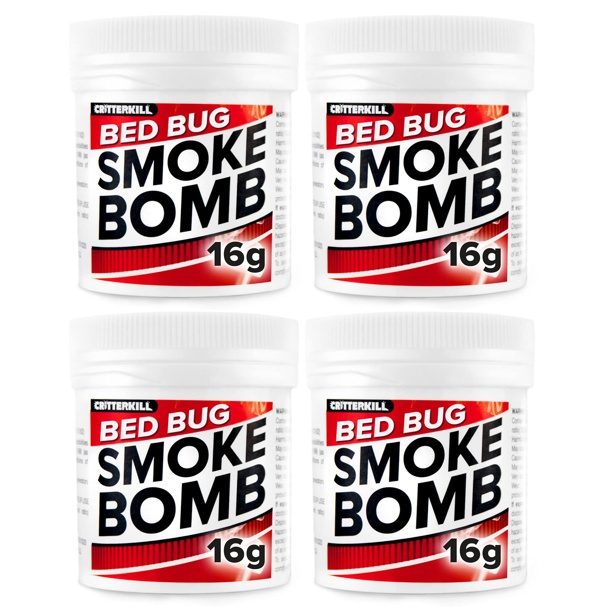 CritterKill 15g Bed Bug Smoke Bomb Fogger Fumigator | Kills Bedbugs | Professional Strength Product (4)