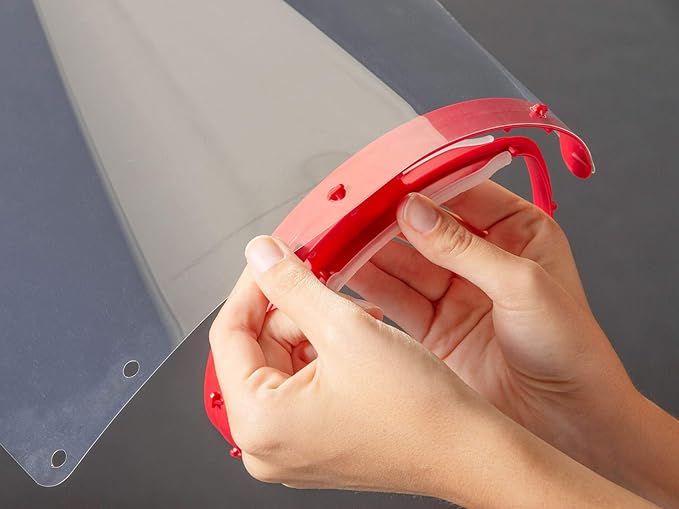 Weathertech Faceshield Air Clear Plastic Safety Face Shield Mask For Protection Unique Anti Fog Transparent Cover Treatment Face Shields Fits Full Adult Size Men Women 3 Pack Masks Amazon Com