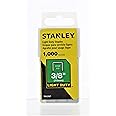 Stanley Tra206T 3/8 Inch Light Duty Staples, Pack of 1000(Pack of 1000)