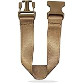 Pander Belt Bag Strap Extender – Fits Only Pander 1L and Larger Belt Bags, Adds 13.5” Length, Nylon Extension Strap, Not for Other Brands, Caramel Burnt