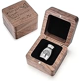 KAGREC Wooden Small Urn for Human Ashes Keepsake Mini Cremation Urn for Memorial Stainless Steel Urn for Ashes-Silver
