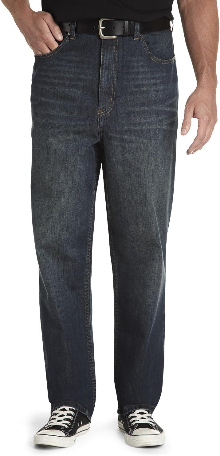True Nation by DXL Big and Tall Loose-Fit Jeans