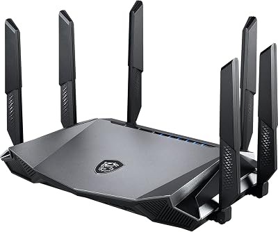MSI RadiX AX6600 Wi-Fi 6 Tri-Band Gaming Router 6600 Mbps