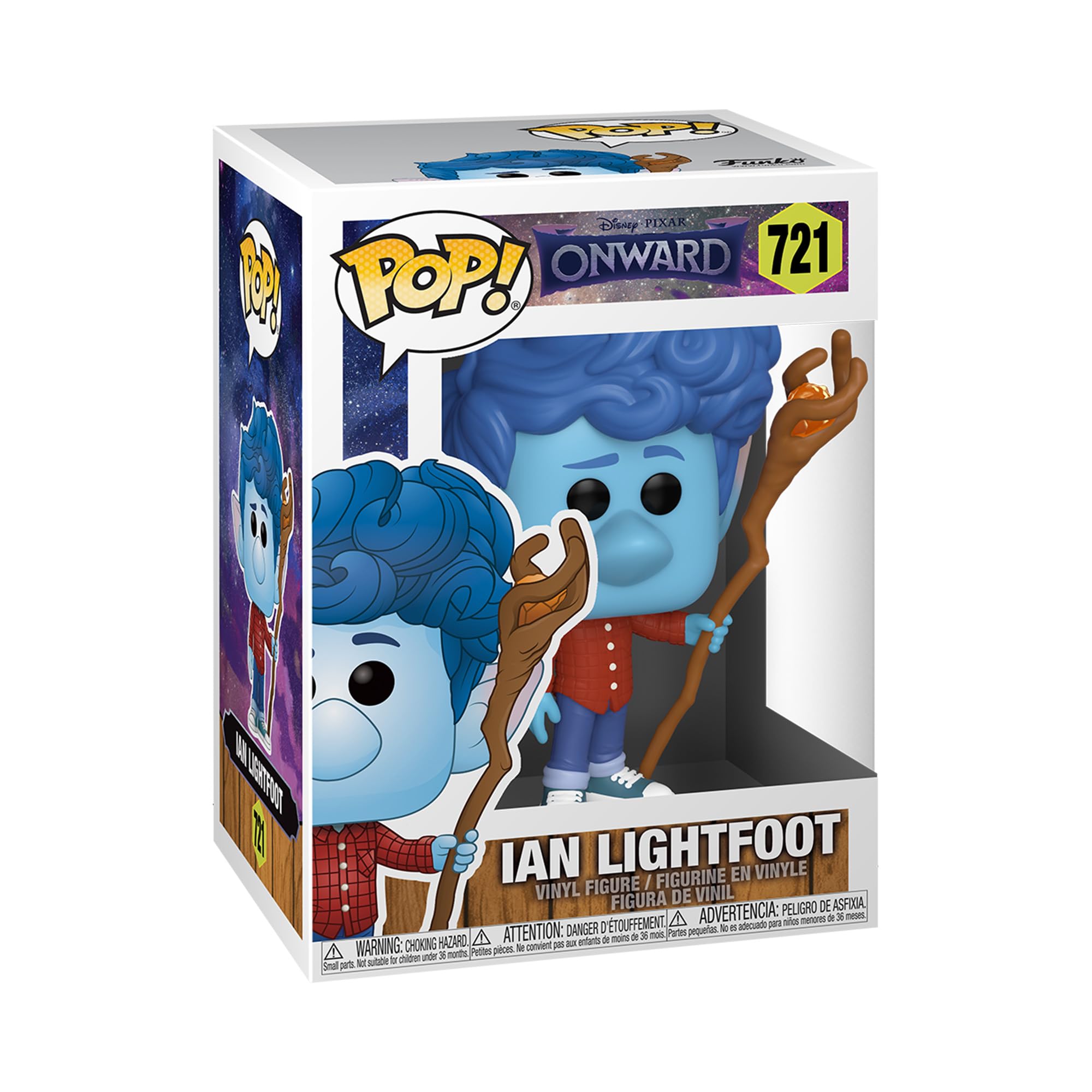Funko POP! Disney: Onward-Ian With Staff - Collectable Vinyl Figure - Gift Idea - Official Merchandise - Toys for Kids & Adults - Movies Fans - Model Figure for Collectors and Display