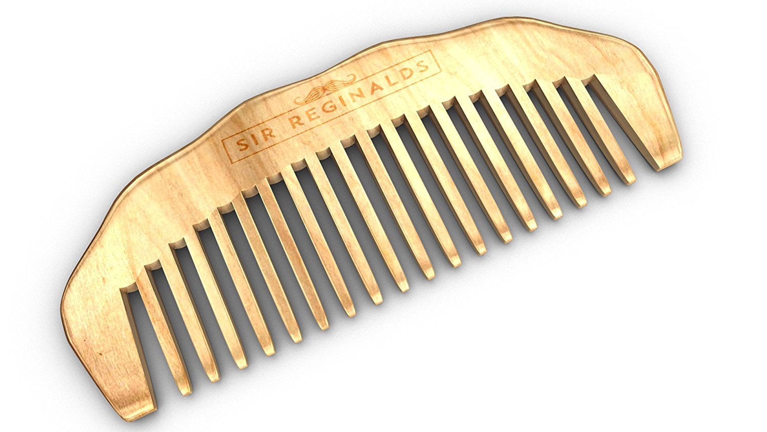 Sir Reginalds Engraved Hand Made Sandalwood Beard Comb1 Units