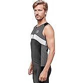 SLS3 Tri Top Men - Sleeveless Mens Triathlon Top – PRO Premium FX Material - 3 Pocket Triathlon Shirts for Men
