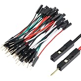 SinLoon Dupont Wire Breadboard Jumper Wires Jumper Wire Male to Female for Arduino Breadboard and Circuit Board 8cm 4 Colors