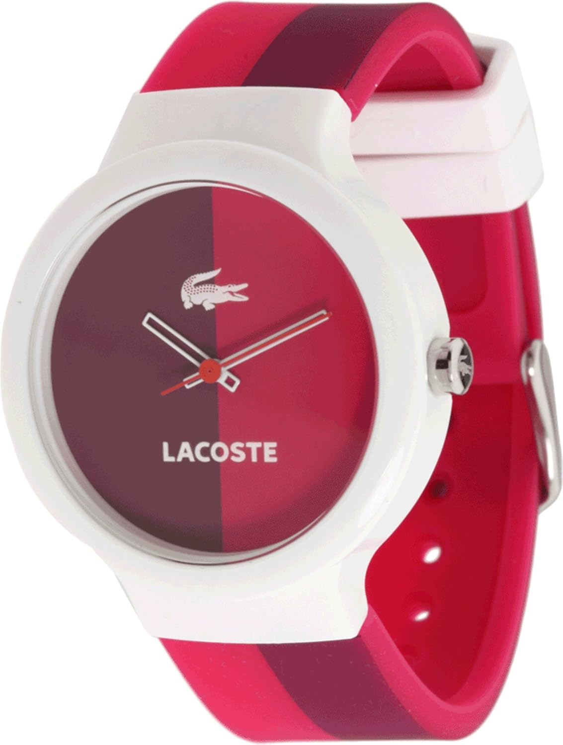 lacoste red watch