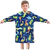 Redair Kids Wearable Blanket Hoodie Boys Girls Comfort Hooded Blanket Sweater with Pocket Cute Birthday Gifts 2-10Y