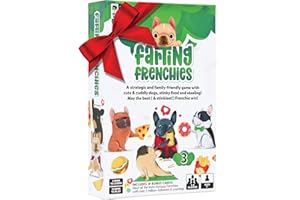 BOSS DOG GAMES Farting Frenchies Card Game – Fun Family Card Games for Adults & Kids Ages 7+, French Bulldog Gifts Strategy Game | Simple Setup Party Games, 20-Min Playtime, 2-4 Players| Best Christmas Games Gift