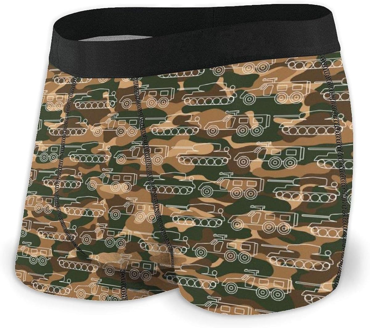Mens Ultra Soft Underwear Trunk USA Army Camo Boxer Briefs at Amazon