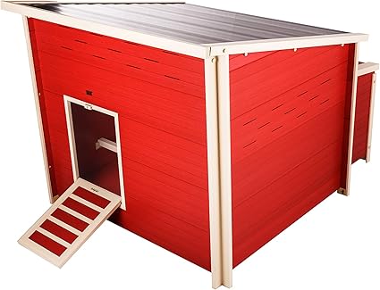 Amazon Com Ecoflex Fontana Chicken Barn Jumbo Red Pet Supplies