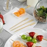 Navoys 50pc Bamboo Paddle Skewers 15cm Biodegradable Wooden Sticks for BBQ view 4