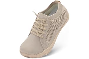 LeIsfIt Women's Barefoot Shoes Slip-On Sneakers Wide Toe Box Minimalist Shoes for Walking Hiking Trail Running