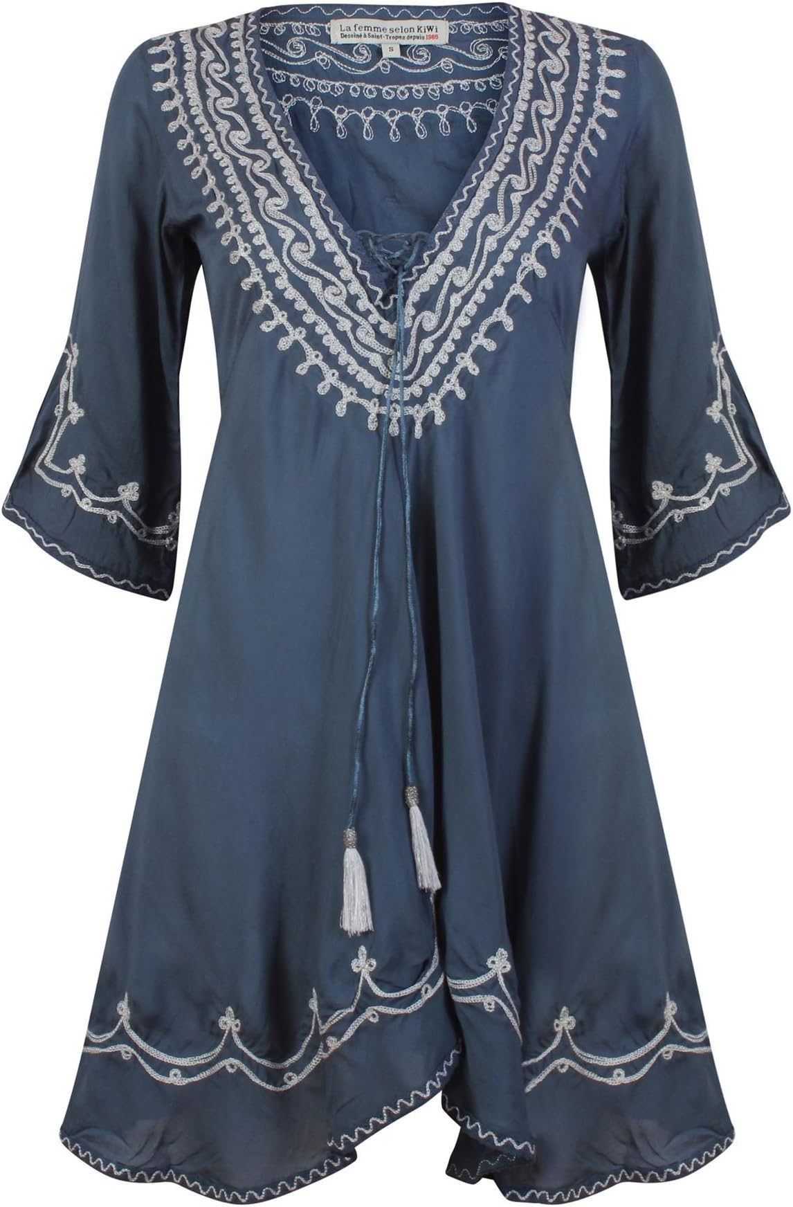 Kiwi Saint Tropez Washed Navy Tunic Dress RRP £55.00
