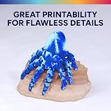 OVERTURE Silk PLA Filament 1.75mm 1kg Blue Gloss 3D Printer Silk PLA view 3