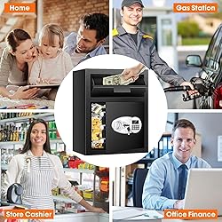 2.6 Cuft Depository Safe for Business with Quick