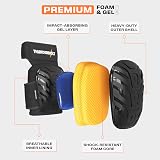 Thunderbolt Knee Pads Elite Series III Double Gel Thick Foam Slit Non-Slip view 4