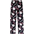 Fpvcqnm Kawaii Halloween Pajamas Pants Halloween Cat Pajamas Flannel Sleep Pajama Pants Cartoon Anime Pajama for Women Men
