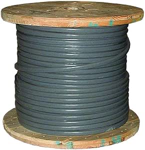 50ft 2-2-2-4 Copper SER Service Entrance Cable – Gray PVC Jacket, 600V, By Nassau