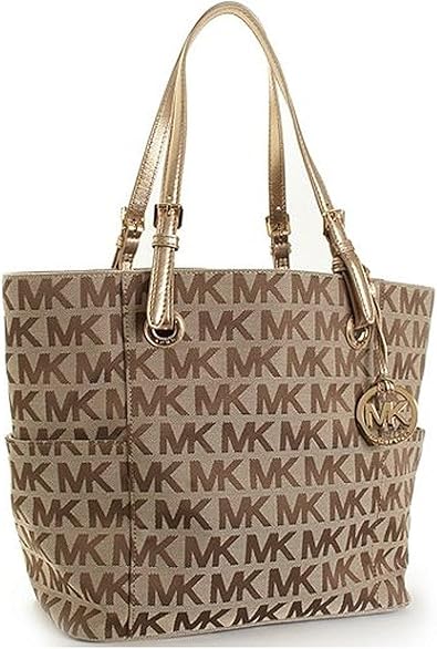 michael kors tote with side pockets