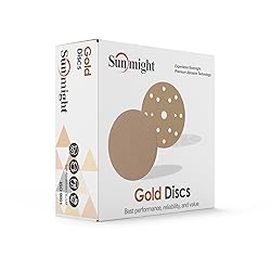 Sunmight Gold Grip No Hole 6 Inch Sanding Discs