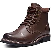TruVeld Mens Boots Casual Ankle Boots Casual Zipper Boots for Men Mens Zip Boots With Side Zipper Botas Para Hombre