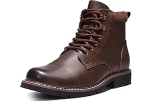 TruVeld Mens Boots Casual Ankle Boots Casual Zipper Boots for Men Botas para Hombre