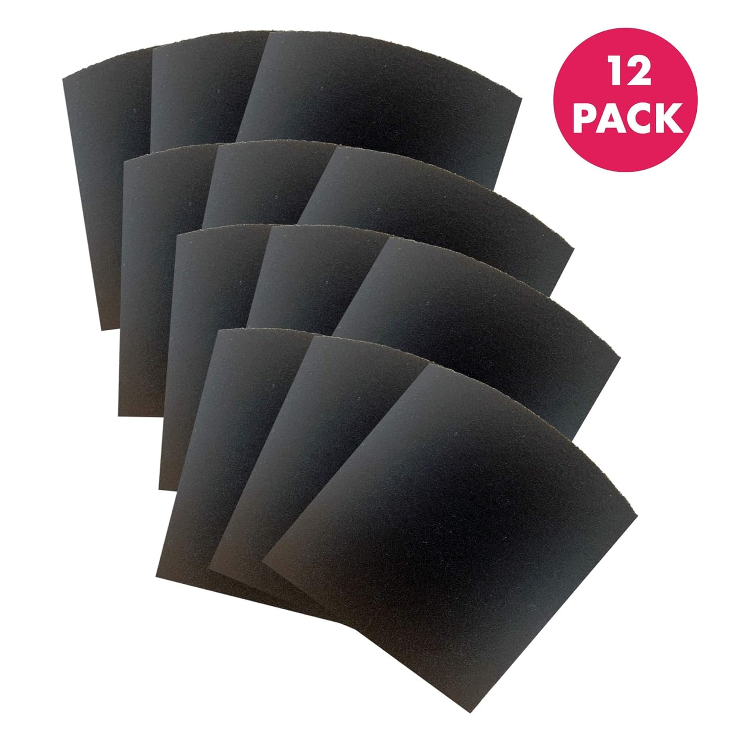 Crucial Air Replacement Carbon Filters Compatible With Hamilton Beach True Air Filter Parts - 5.5" x 5" x 2" - Part # 04290 04290G 04291G 04294G 04230FS 04230G 04234G Models 04530GM, 04532GM(12 Pack)