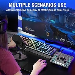 FIFINE Gaming Equipment Bundle, Dynamic XLR/USB