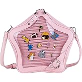 Aunewrick Star Ita Bag Stars Ita Purse Pins Display Backpack Cute Aesthetic Y2K Crossbody Bag Ita Insert Display Handbag Daily Use