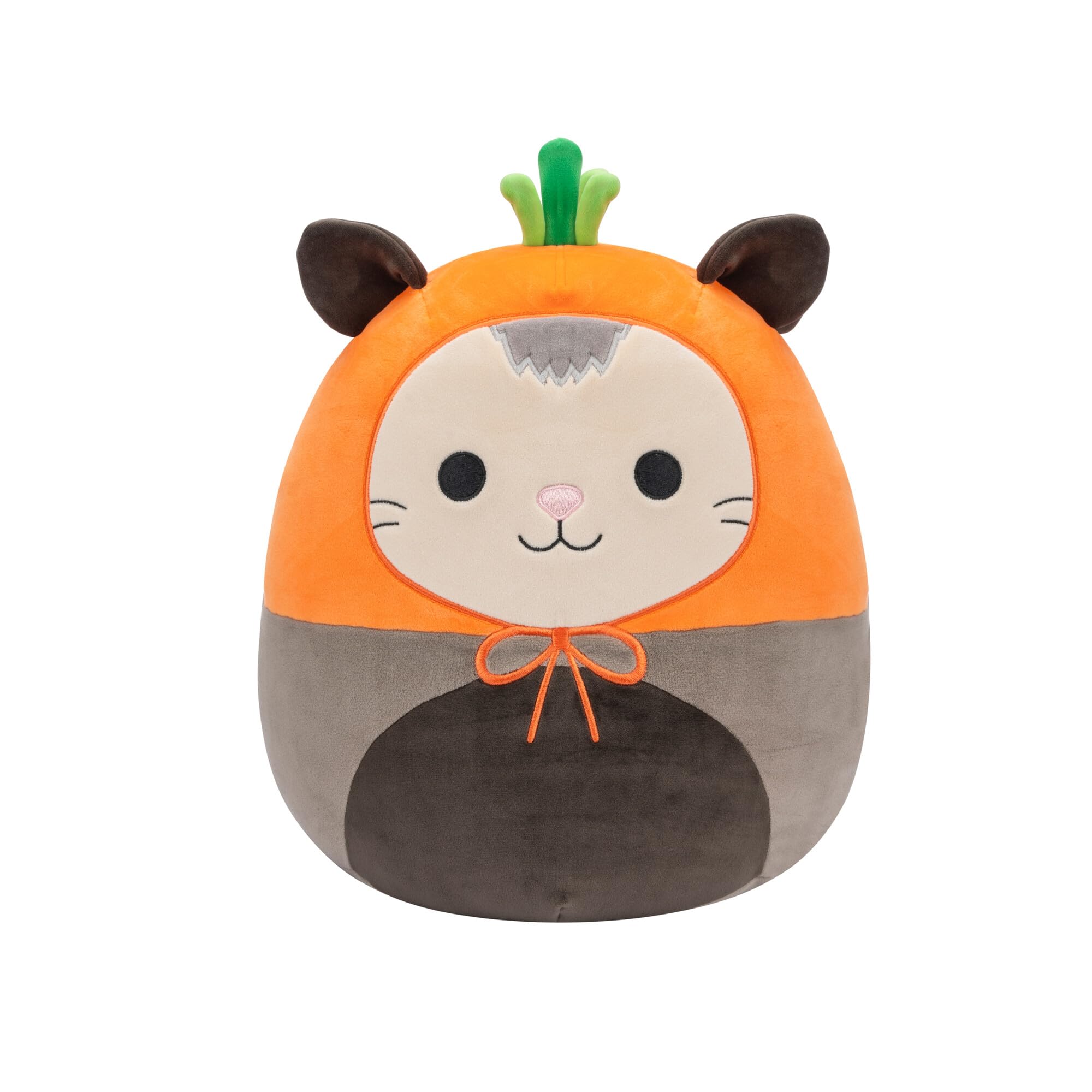 Photo 1 of Squishmallows Original 12-Inch Luanne Grey Opossum with Carrot Hat - Official Jazwares Plush