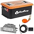 Cloudenergy 36V(38.4V) LiFePO4 Golf Cart Battery Built-in 200A Bluetooth BMS,with 20A Charger,Touch Monitor,6000+ Cycles,Perfect for Golf Carts,Trolling Motor(GFS36V-60Ah with Charger)