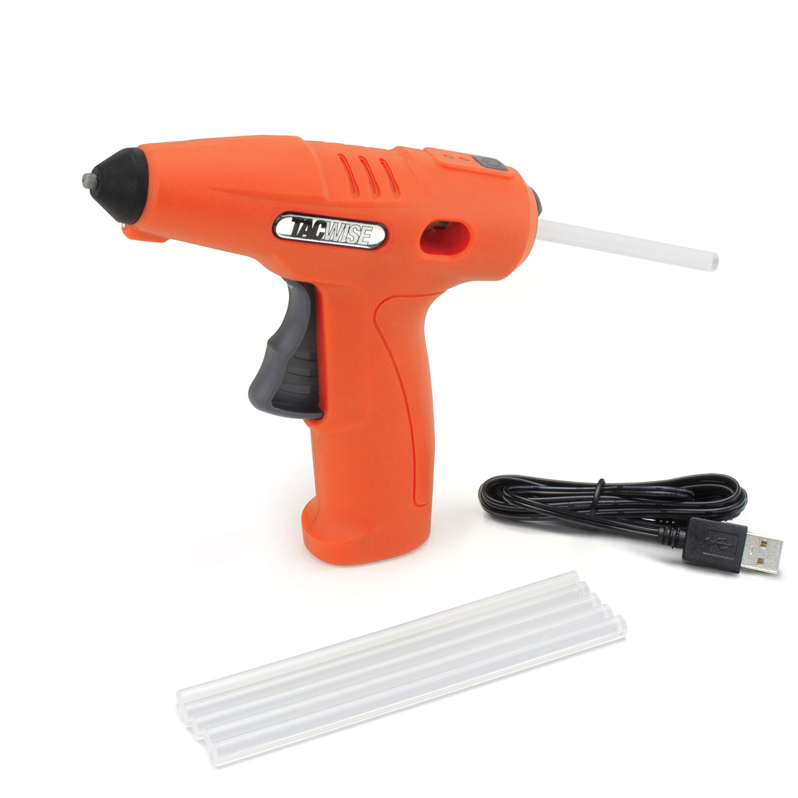 Tacwise 1558 H4-7 Cordless 4V Hot Glue Gun with 6 Glue Sticks