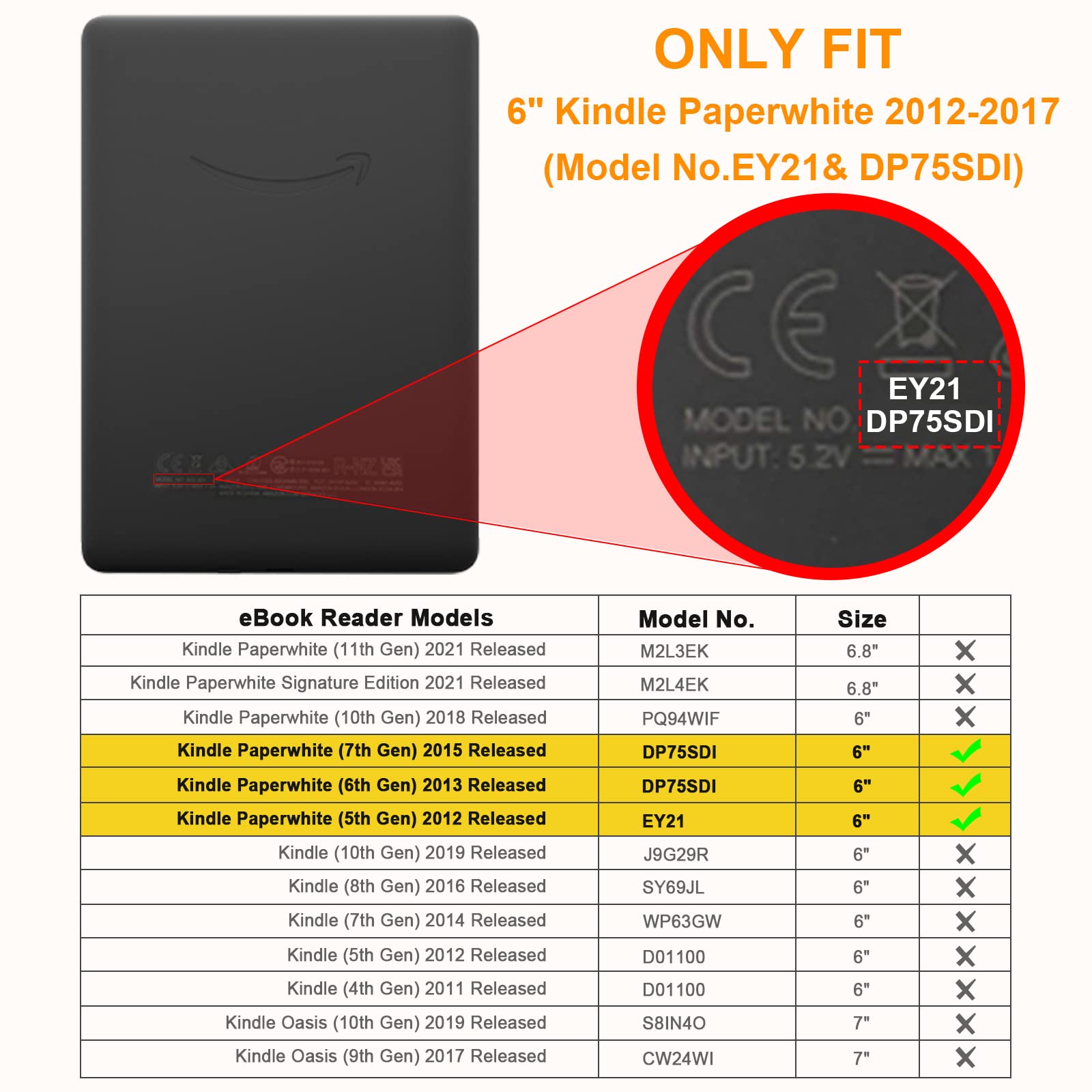 FINTIE Slimshell Case for 6