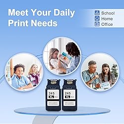 245XL Ink Cartridges Replacement for Canon 245XL