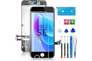 MOBKITFP for iPhone SE 2022/SE 3 Generation Screen Replacement, Display Assembly 4.7 inch 3D Touch Screen Digitizer for A2783, A2595, A2785, A2782, A2784 with Waterproof Seal+Repair Tools+Screen Protector