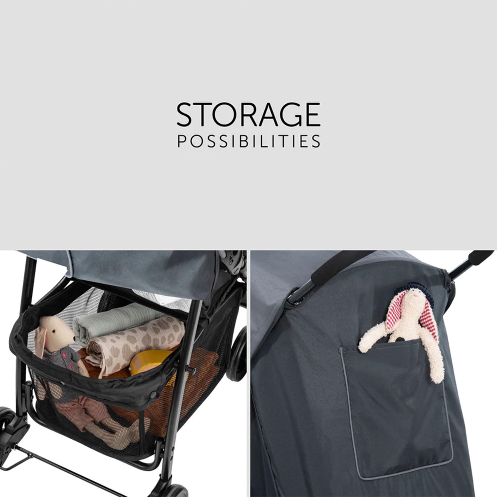 Lightweight and Compact Travel Baby/Toddler Foldable Stroller, Sport, Charcoal/Stone