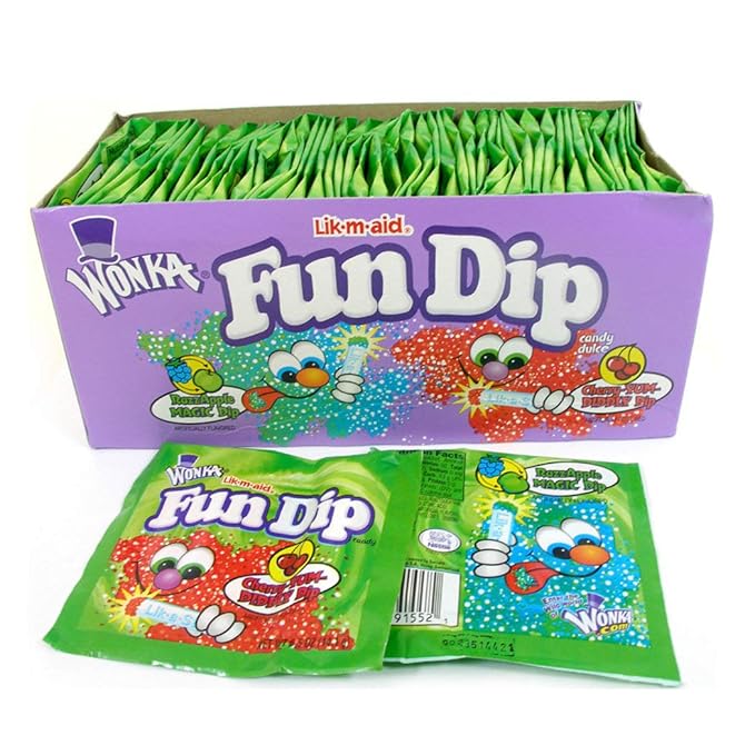 Retro Candy Fun Dip from LikMAid 48ct Box Grocery