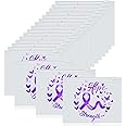 Oudain 60 Pcs Domestic Violence Awareness Makeup Bags Purple Ribbon Cosmetic Pouches Lupus Overdose Alzheimers Pancreatic Cancer Survivor Gifts for Women Travel Toiletry Bag Multi Purpose