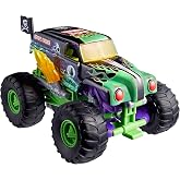 Transformers Collaborative x Monster Jam Grave Digger (Grim) | Leader Class 9.25-inch Robot Action Figure Converts to Monster Truck, Car Toys for Ages 8+