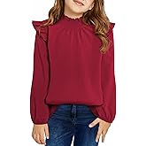 blibean Girl Elegant Tops Semi Formal Blouses Size 6-15 Years