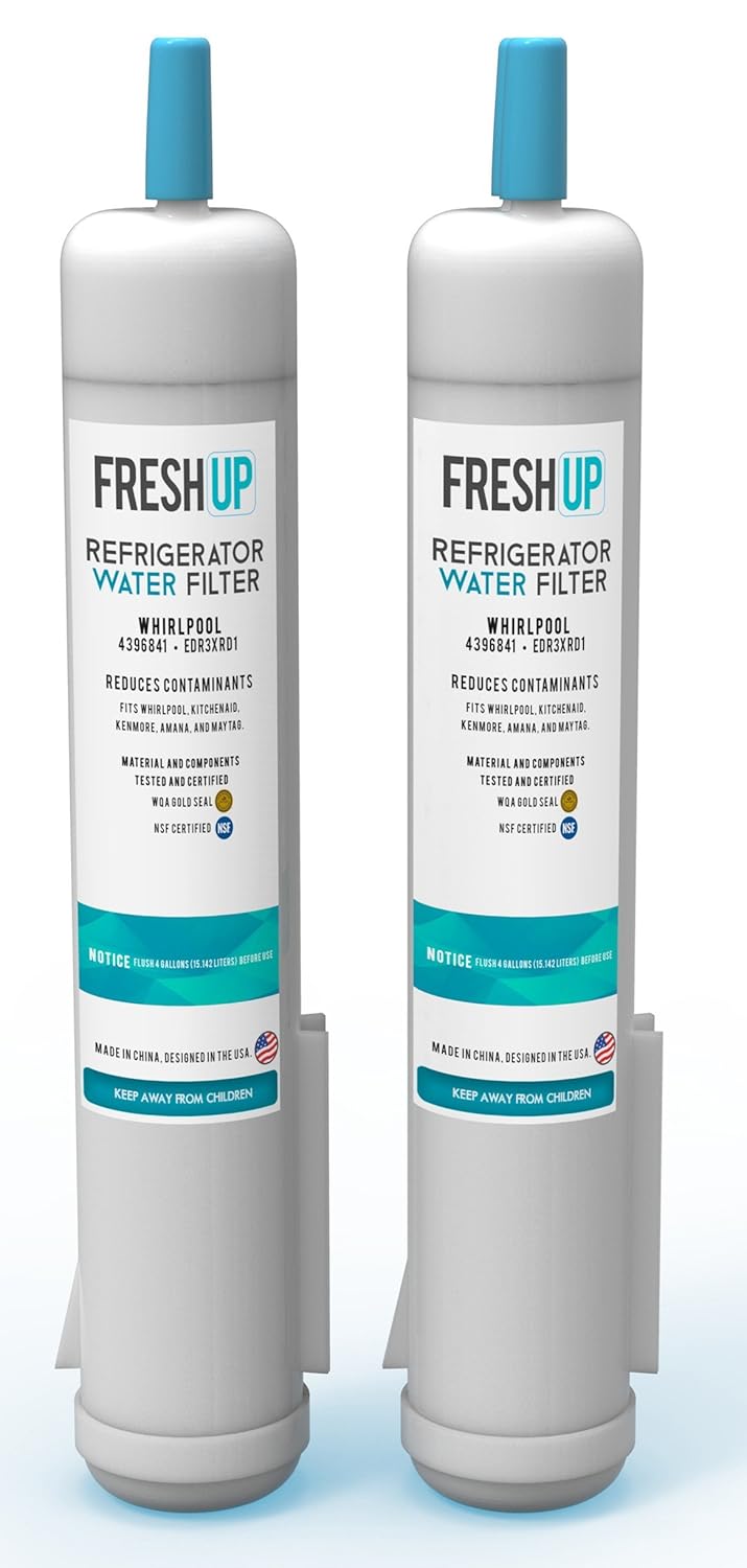 Whirlpool 4396841, 4396710, & EDR3RXD1 Replacement Water Filter (Pack of 2) by F eBay